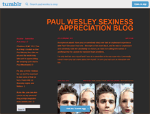 Tablet Screenshot of paul-wesley-is-sexy.tumblr.com