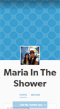 Mobile Screenshot of mariaintheshower.tumblr.com