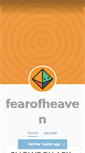 Mobile Screenshot of fearofheaven.tumblr.com