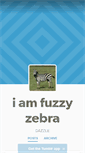 Mobile Screenshot of fuzzyzebra.tumblr.com