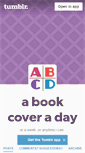 Mobile Screenshot of abookcoveraday.tumblr.com