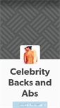 Mobile Screenshot of celebritybacks.tumblr.com