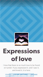 Mobile Screenshot of expressionsoflove.tumblr.com