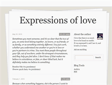 Tablet Screenshot of expressionsoflove.tumblr.com