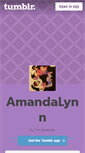 Mobile Screenshot of amandaxlynn.tumblr.com