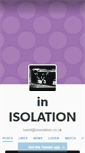 Mobile Screenshot of inisolationofficial.tumblr.com