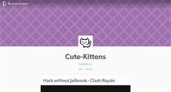 Desktop Screenshot of cute-kittens.tumblr.com