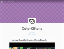 Tablet Screenshot of cute-kittens.tumblr.com