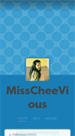 Mobile Screenshot of misscheevious.tumblr.com