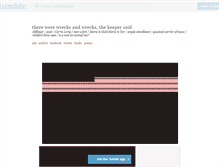 Tablet Screenshot of carrieabigstick.tumblr.com