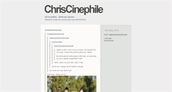 Desktop Screenshot of chriscinephile.tumblr.com