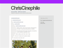 Tablet Screenshot of chriscinephile.tumblr.com