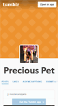 Mobile Screenshot of precious-pet.tumblr.com