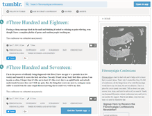 Tablet Screenshot of fibromyalgiaconfessions.tumblr.com