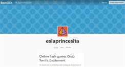 Desktop Screenshot of eslaprincesita.tumblr.com