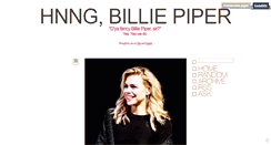 Desktop Screenshot of billie-piper.tumblr.com