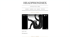 Desktop Screenshot of headphones3x.tumblr.com