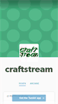 Mobile Screenshot of craftstream.tumblr.com