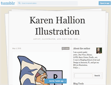 Tablet Screenshot of karenhallion.tumblr.com