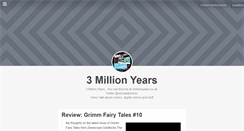 Desktop Screenshot of 3millionyears.tumblr.com
