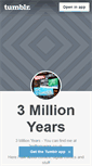 Mobile Screenshot of 3millionyears.tumblr.com