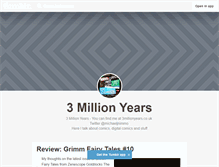 Tablet Screenshot of 3millionyears.tumblr.com