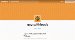 Desktop Screenshot of guyswithipads.tumblr.com
