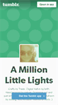 Mobile Screenshot of amillionlittlelights.tumblr.com