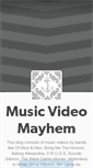 Mobile Screenshot of musicvideomayhem.tumblr.com