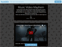Tablet Screenshot of musicvideomayhem.tumblr.com