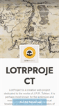 Mobile Screenshot of lotrproject.tumblr.com