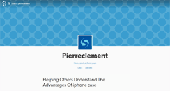 Desktop Screenshot of pierreclement.tumblr.com