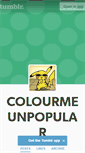 Mobile Screenshot of colourmeunpopular.tumblr.com