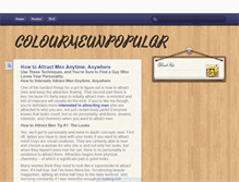 Tablet Screenshot of colourmeunpopular.tumblr.com