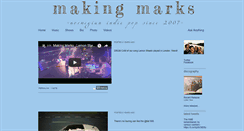 Desktop Screenshot of makingmarksofficial.tumblr.com