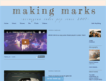 Tablet Screenshot of makingmarksofficial.tumblr.com