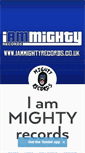 Mobile Screenshot of iammightyrecords.tumblr.com