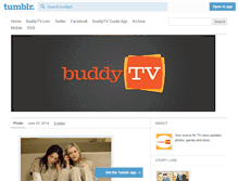 Tablet Screenshot of buddytv.tumblr.com