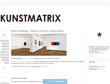 Tablet Screenshot of kunstmatrix.tumblr.com