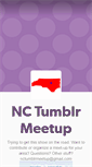 Mobile Screenshot of ncmeetup.tumblr.com