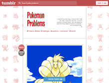 Tablet Screenshot of poke-problems.tumblr.com