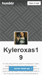 Mobile Screenshot of kyleroxas19.tumblr.com