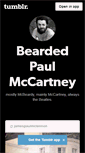 Mobile Screenshot of beardedpaulmccartney.tumblr.com