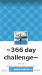 Mobile Screenshot of 366--day--chall3nge.tumblr.com