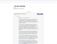 Tablet Screenshot of 366--day--chall3nge.tumblr.com