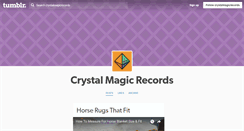 Desktop Screenshot of crystalmagicrecords.tumblr.com