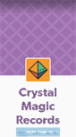 Mobile Screenshot of crystalmagicrecords.tumblr.com