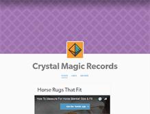 Tablet Screenshot of crystalmagicrecords.tumblr.com