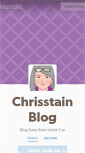 Mobile Screenshot of chrisstain.tumblr.com