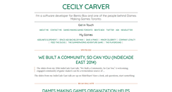 Desktop Screenshot of cecilycarver.tumblr.com